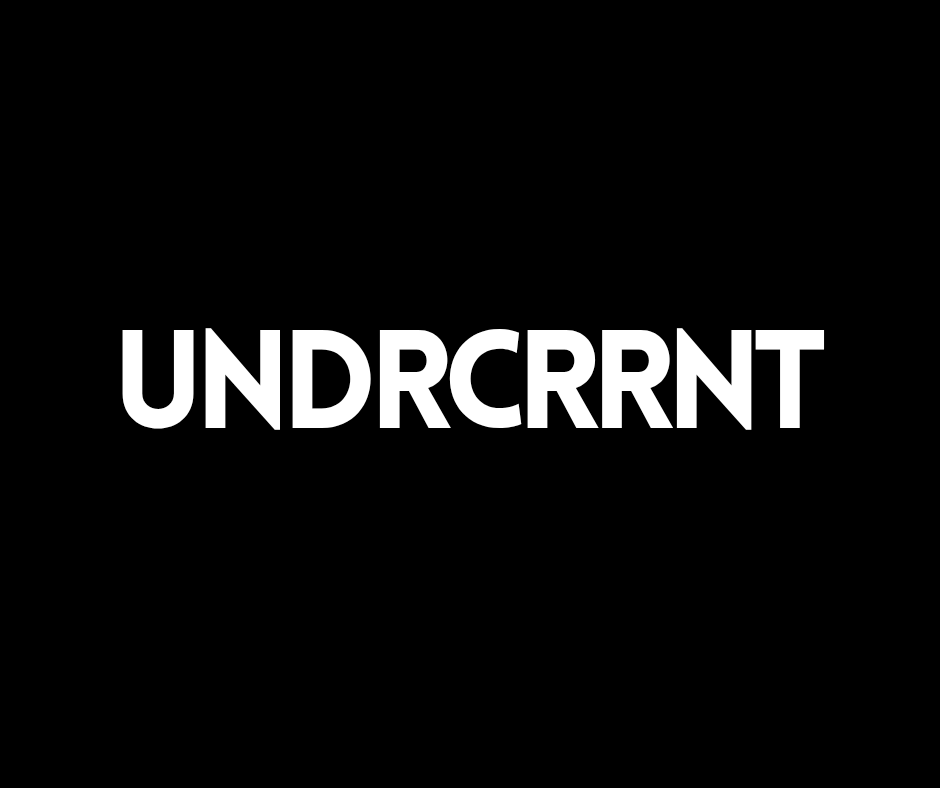 Black background with white text reading 'UNDERCRNT'.